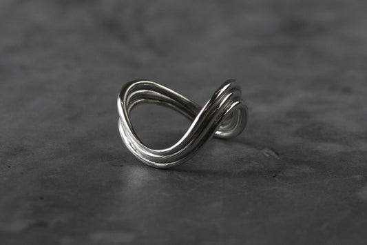 Silver Wave Ring | Spring Tide