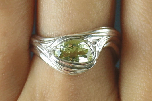 Sea Bubble Silver Ring
