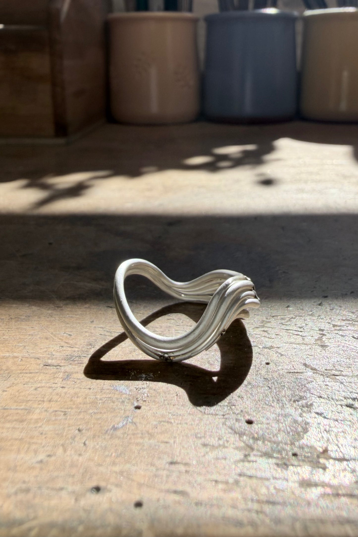 Ocean Wave Ring | Sterling Silver
