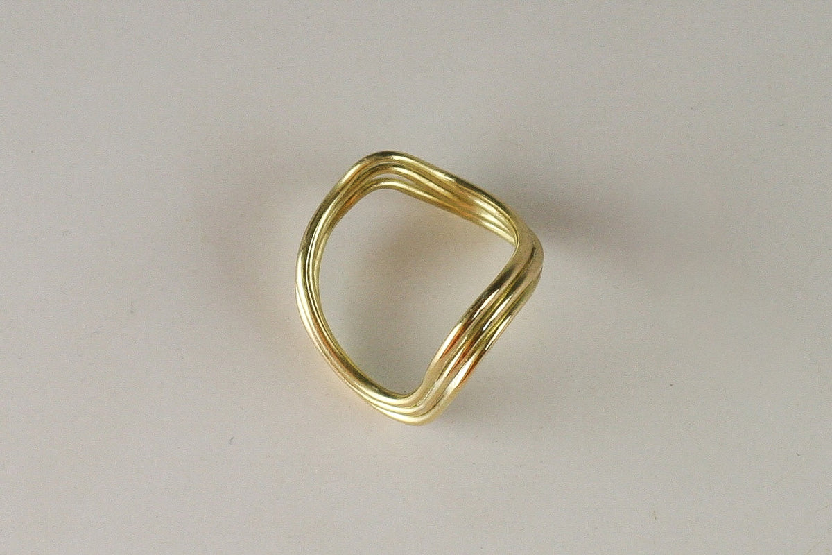 Gold Wave Ring