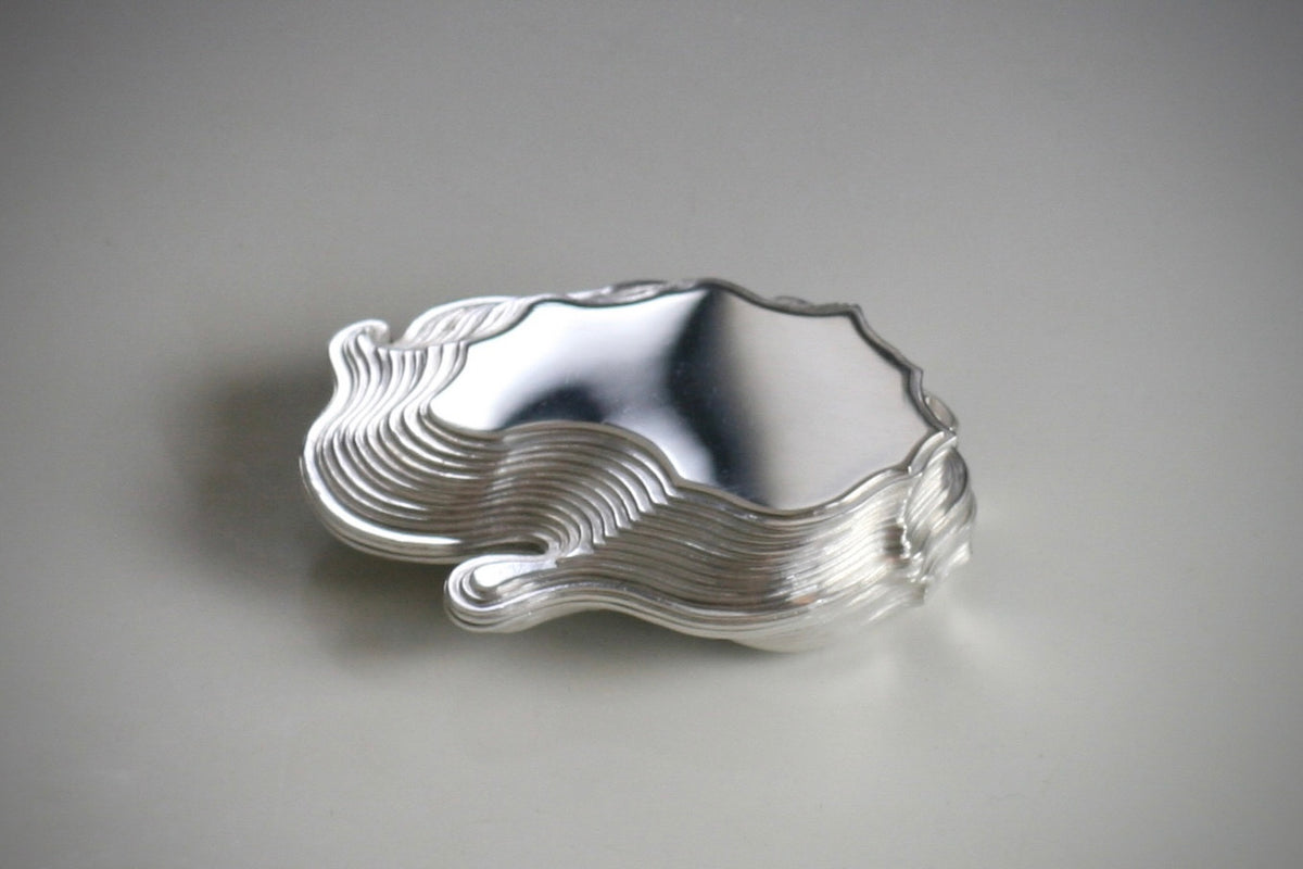 Silver Oyster Box