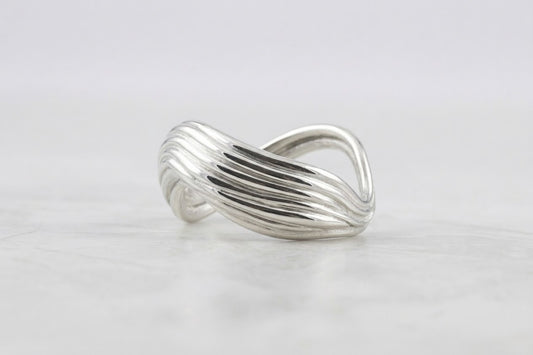 Ocean Wave Ring | Sterling Silver