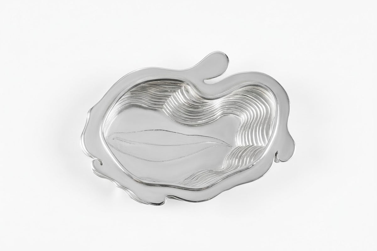 Silver Oyster Box