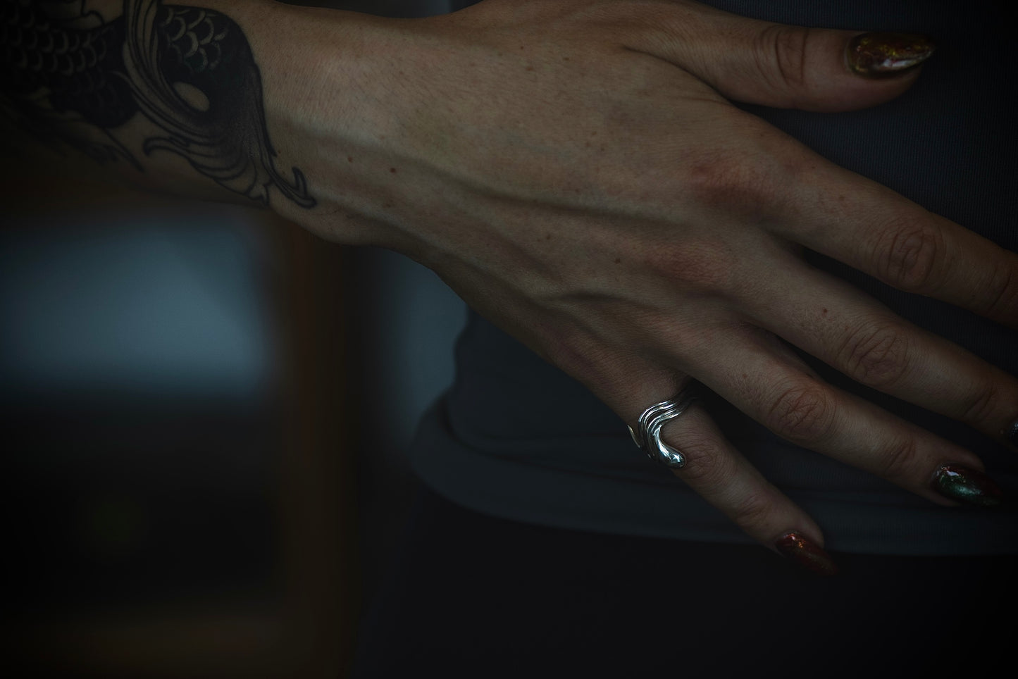 Droplet Silver Ring | Selkie