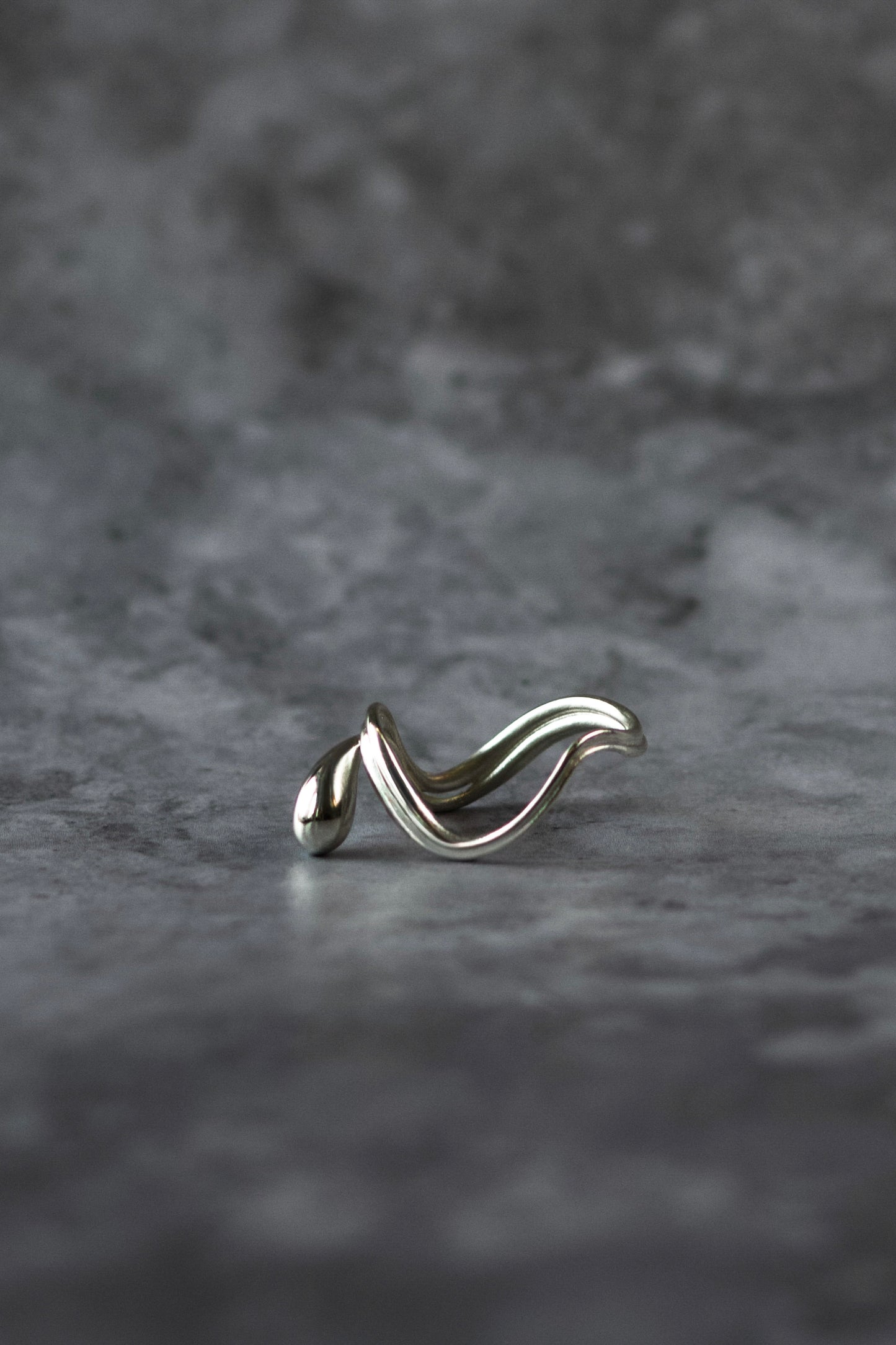 Droplet Silver Ring | Selkie