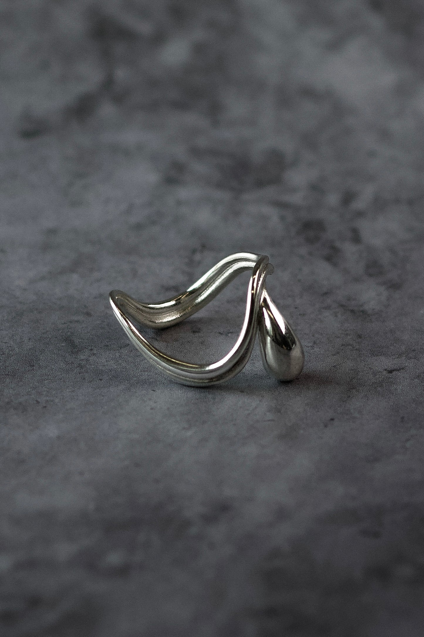 Droplet Silver Ring | Selkie