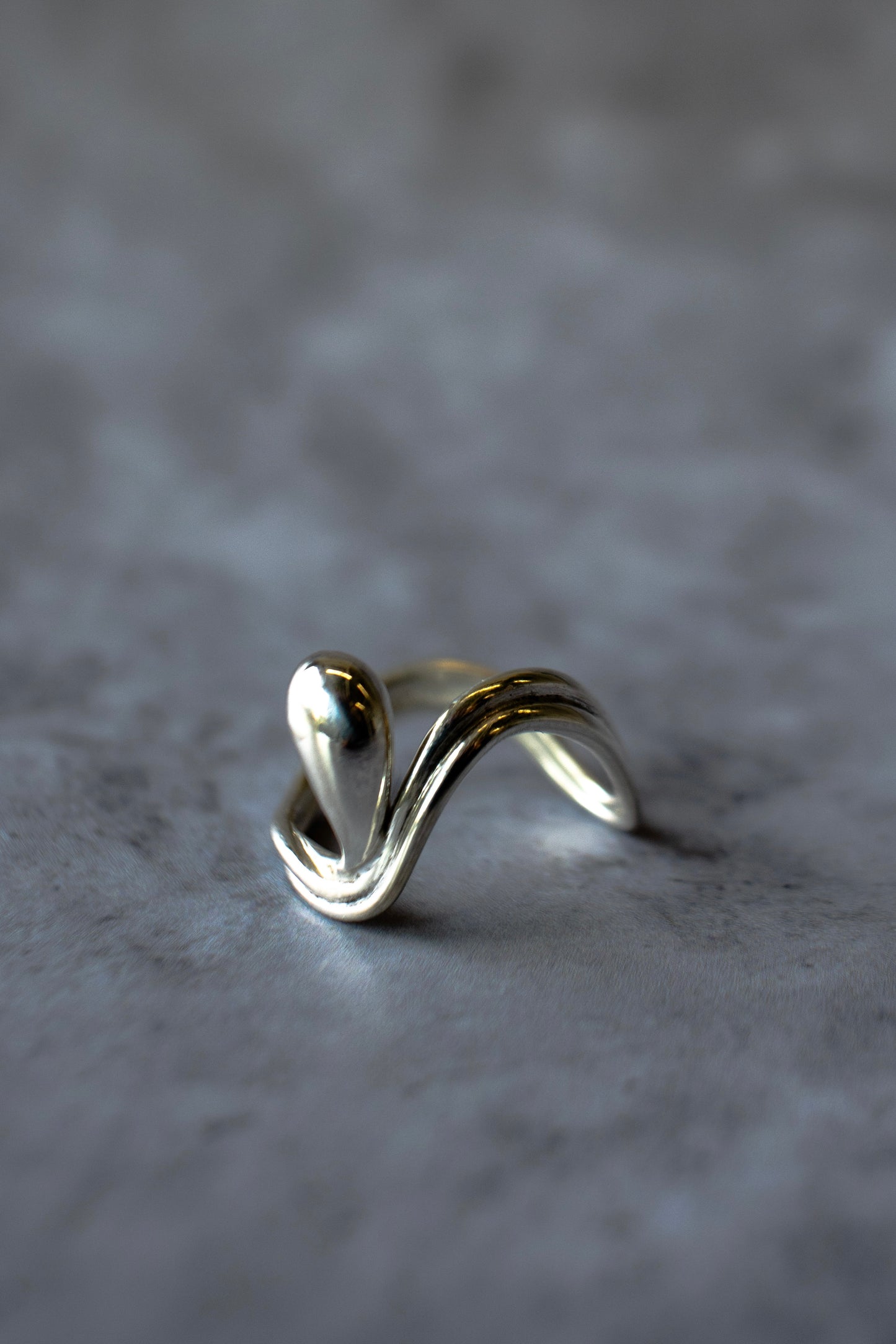 Droplet Silver Ring | Selkie