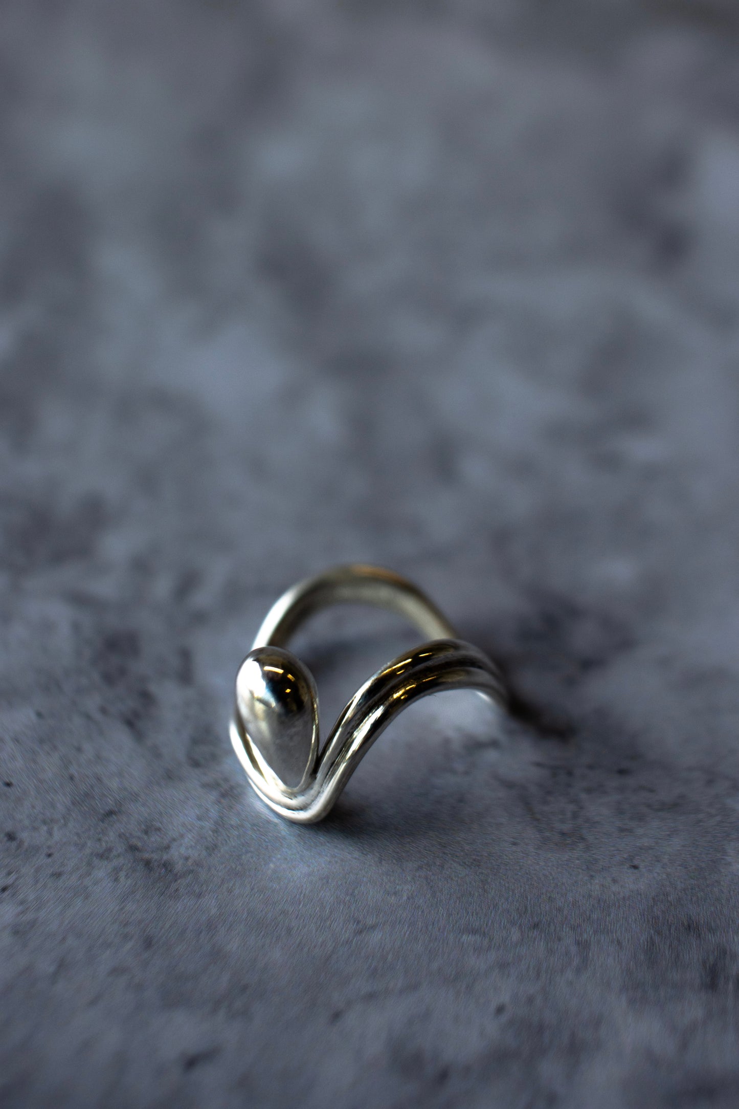 Droplet Silver Ring | Selkie