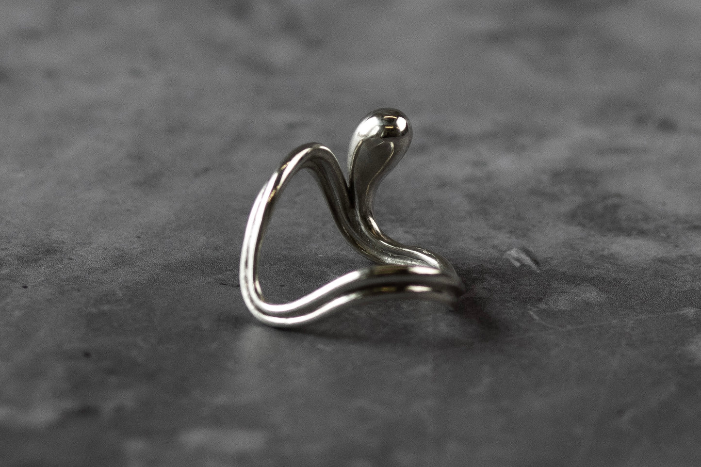 Droplet Silver Ring | Selkie
