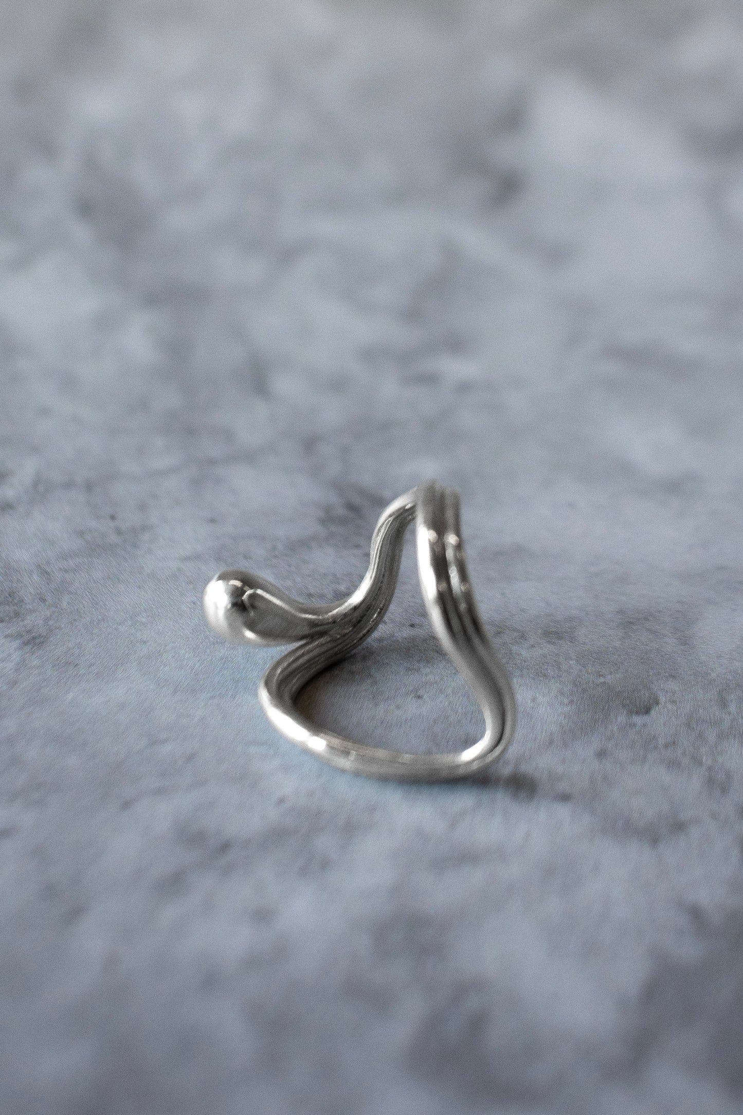 Droplet Silver Ring | Selkie