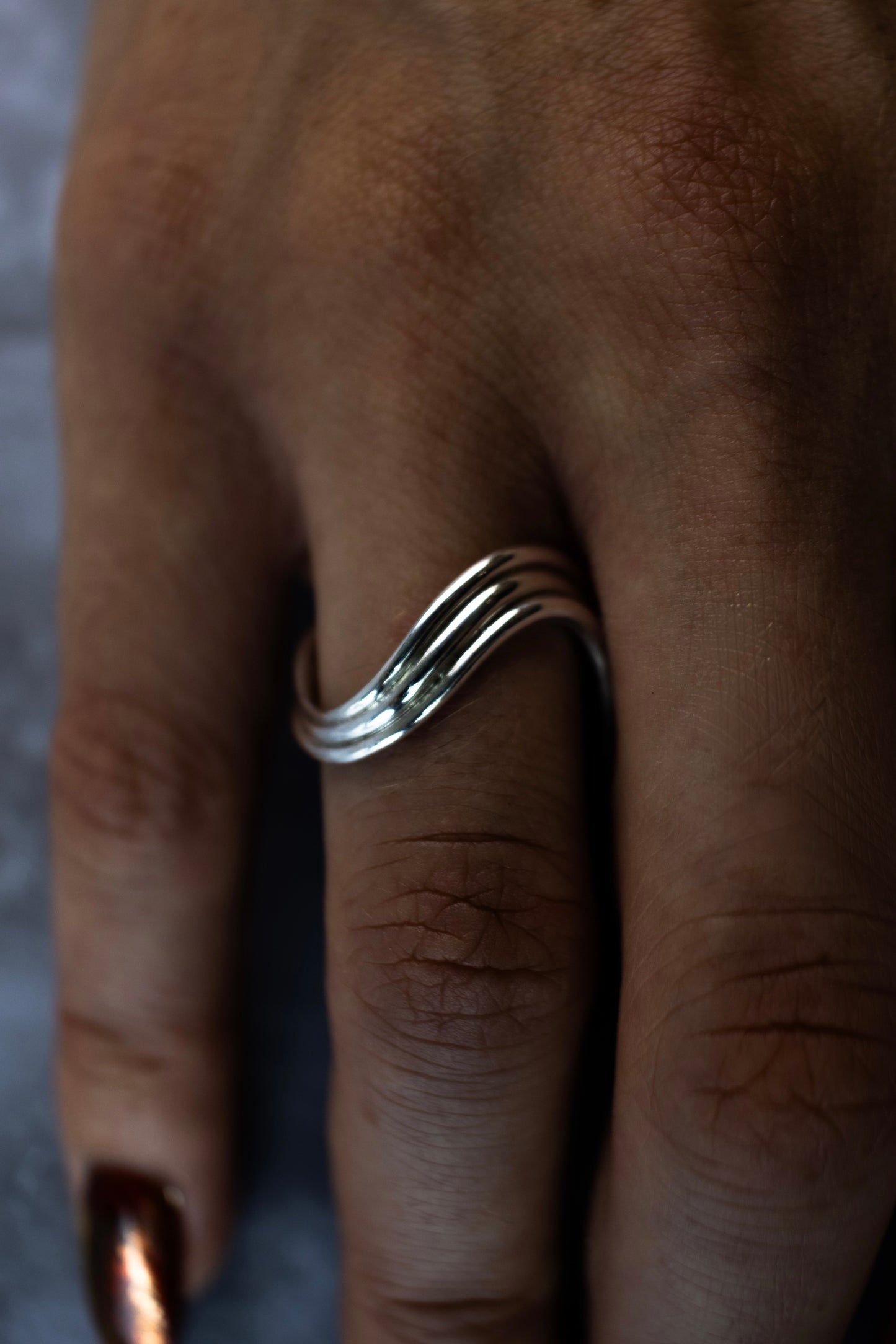 Silver Wave Ring | Spring Tide