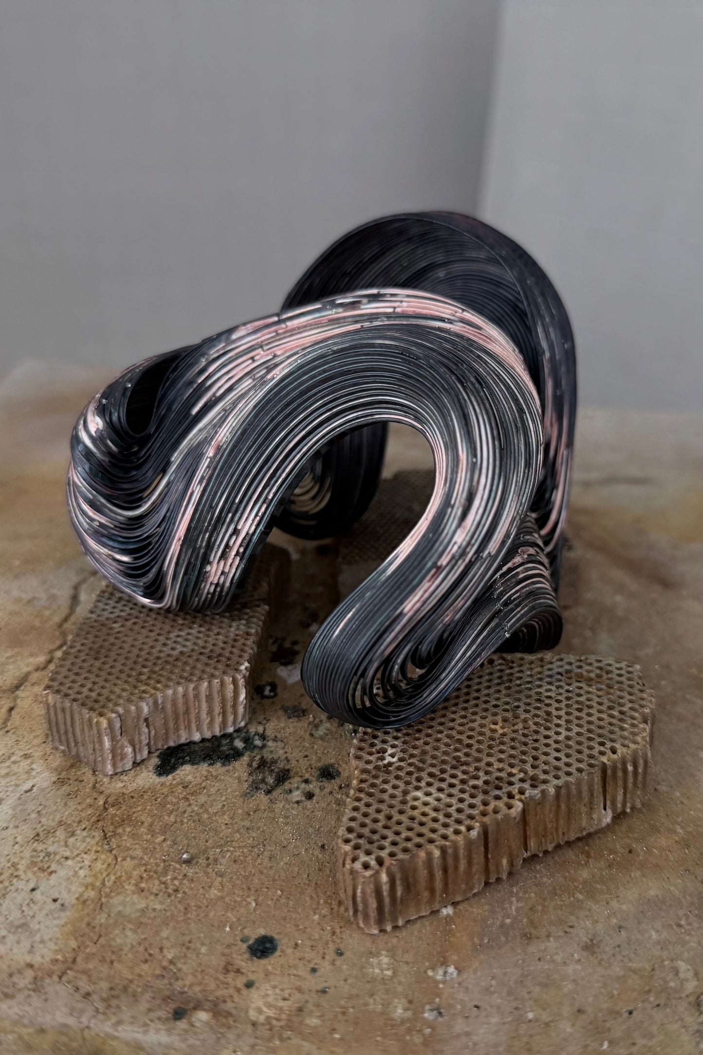 Candle Holder - Verdigris Sprout